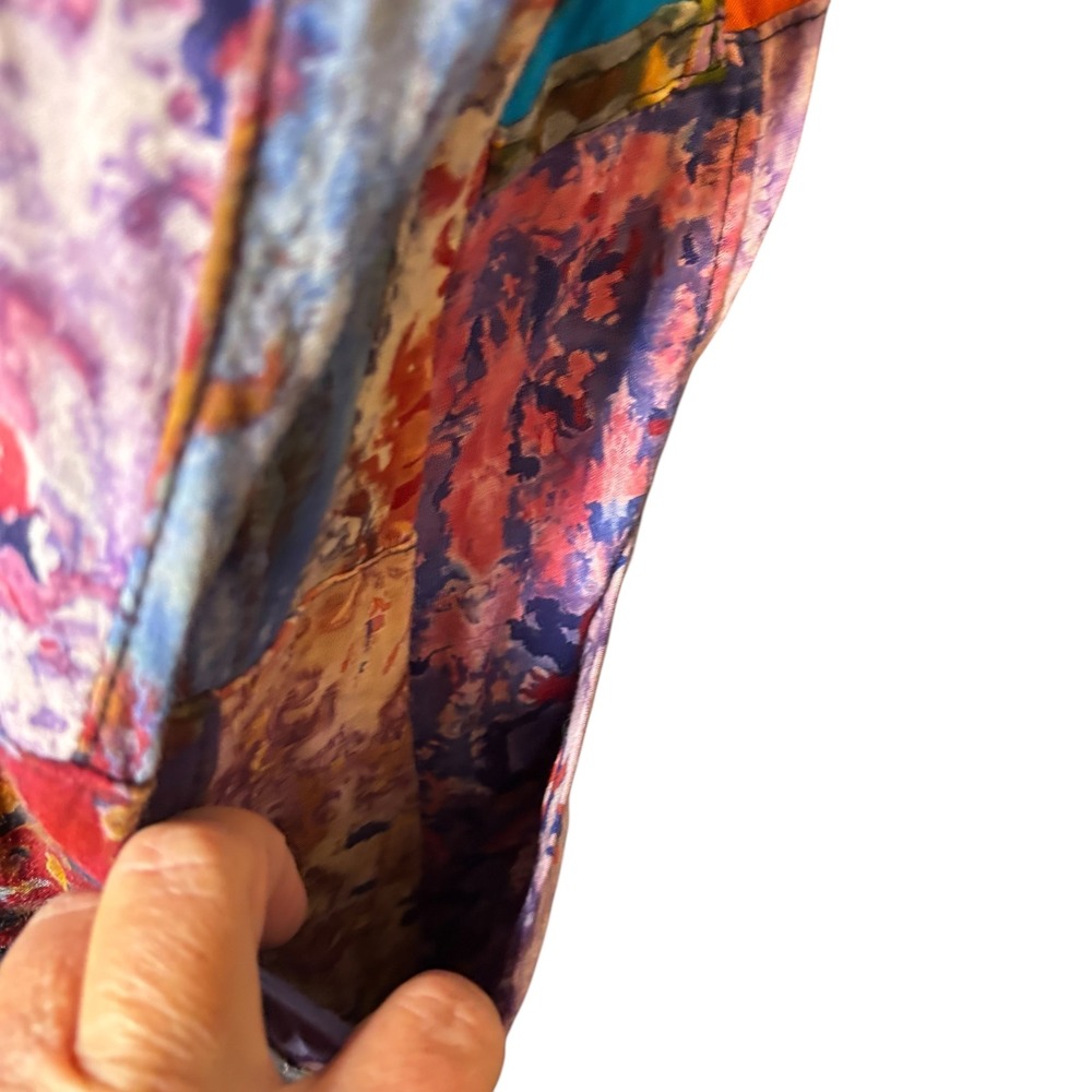 Kosibali Collection Patchwork Button Up Midi Dres… - image 4